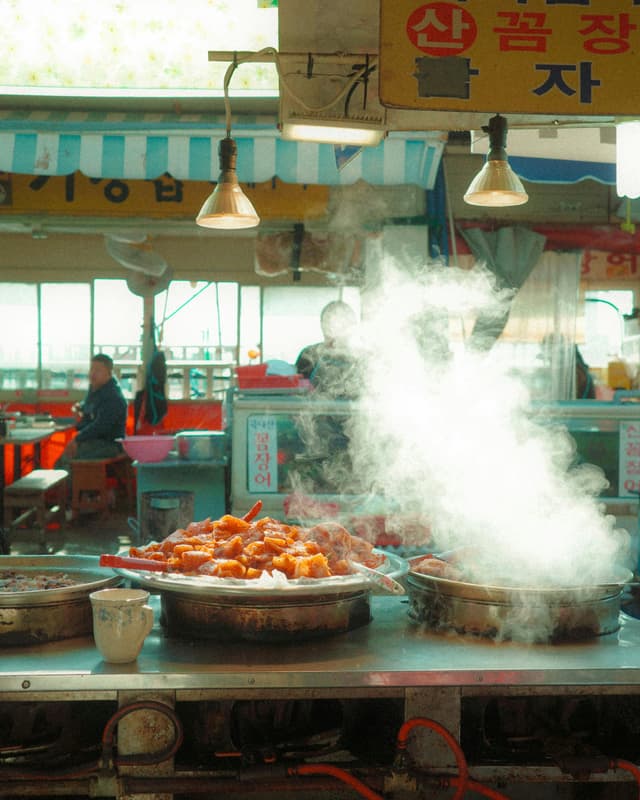 Korea street stall